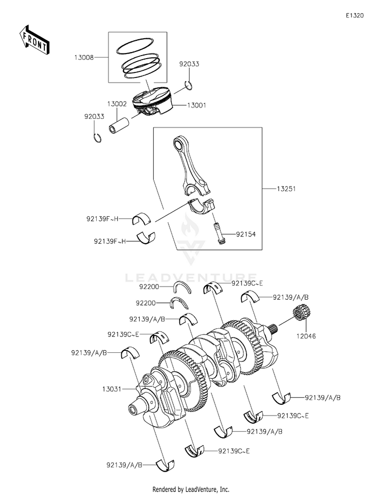 Crankshaft/Piston(S) Schematic
