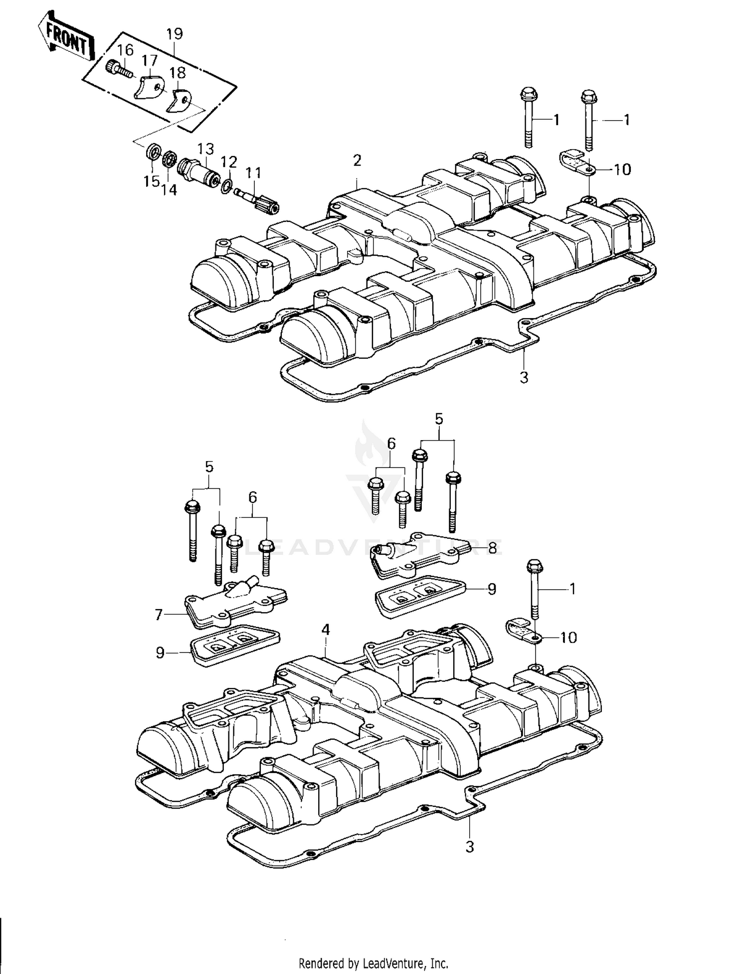 CYLINDER HEAD COVER ('80 D3)