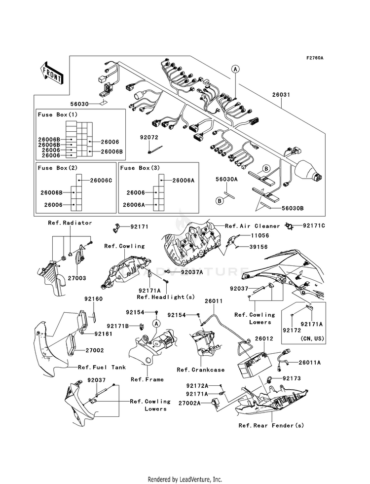 Chassis Electrical Equipment (Kcf) Schematic