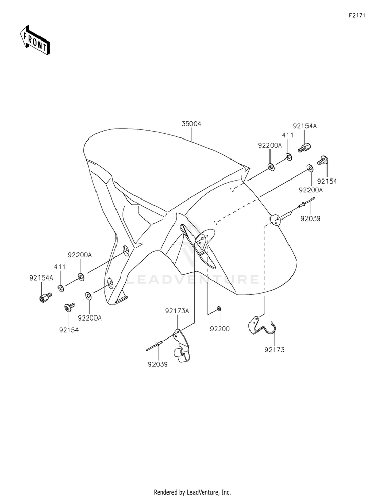Front Fender(S) Schematic