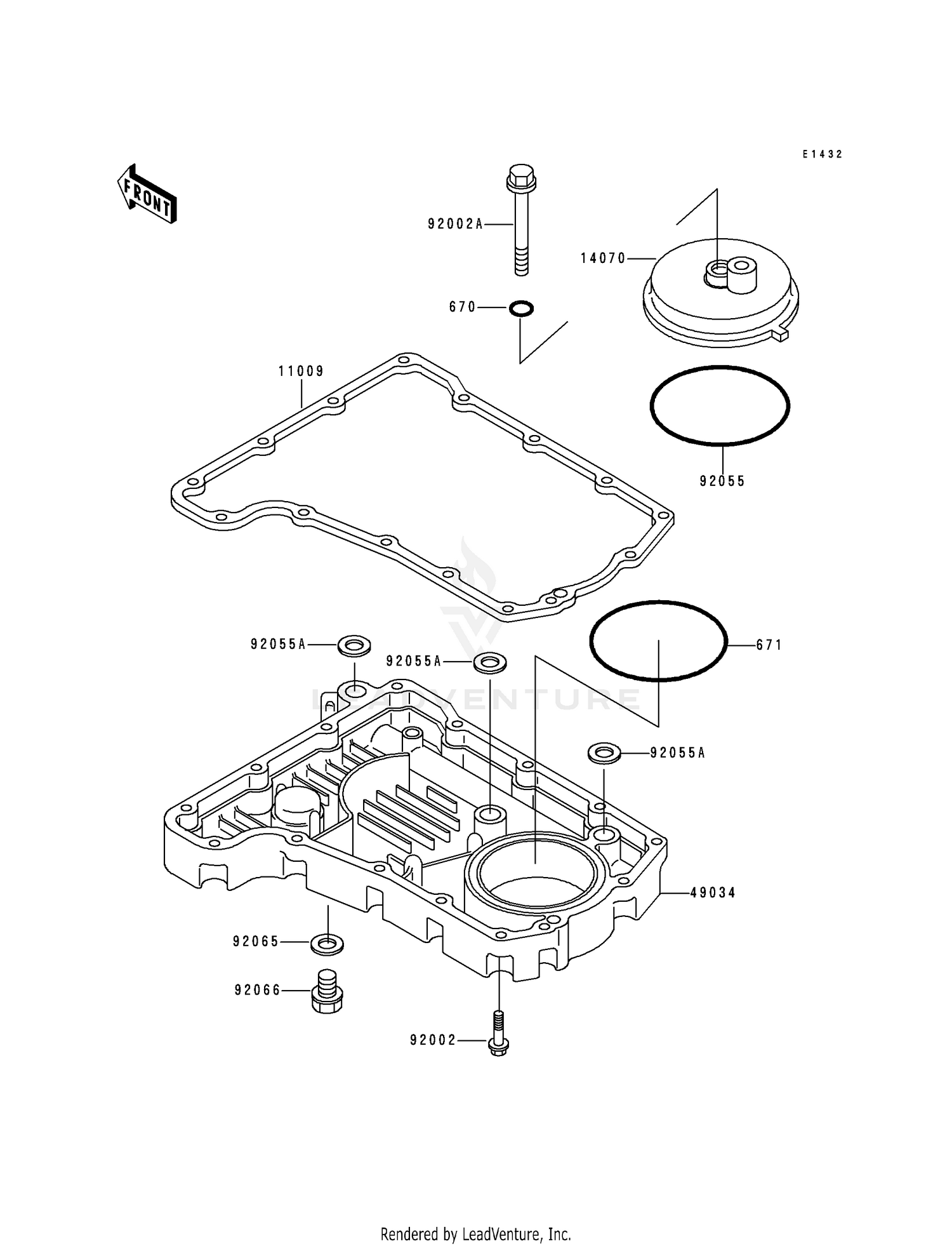 BREATHER BODY/OIL PAN