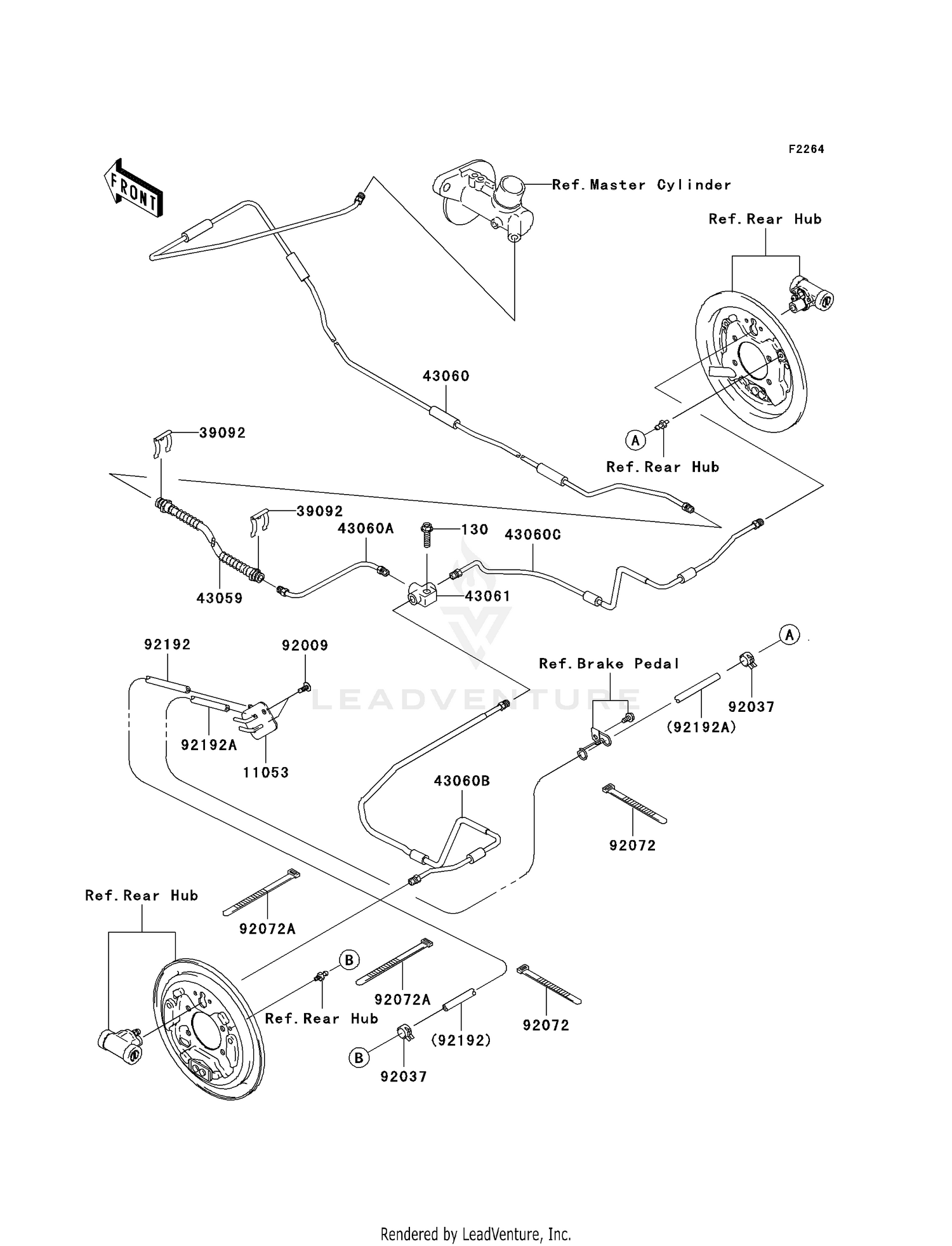 REAR BRAKE PIPING