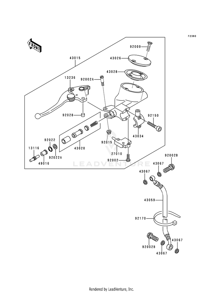 Clutch Master Cylinder Schematic