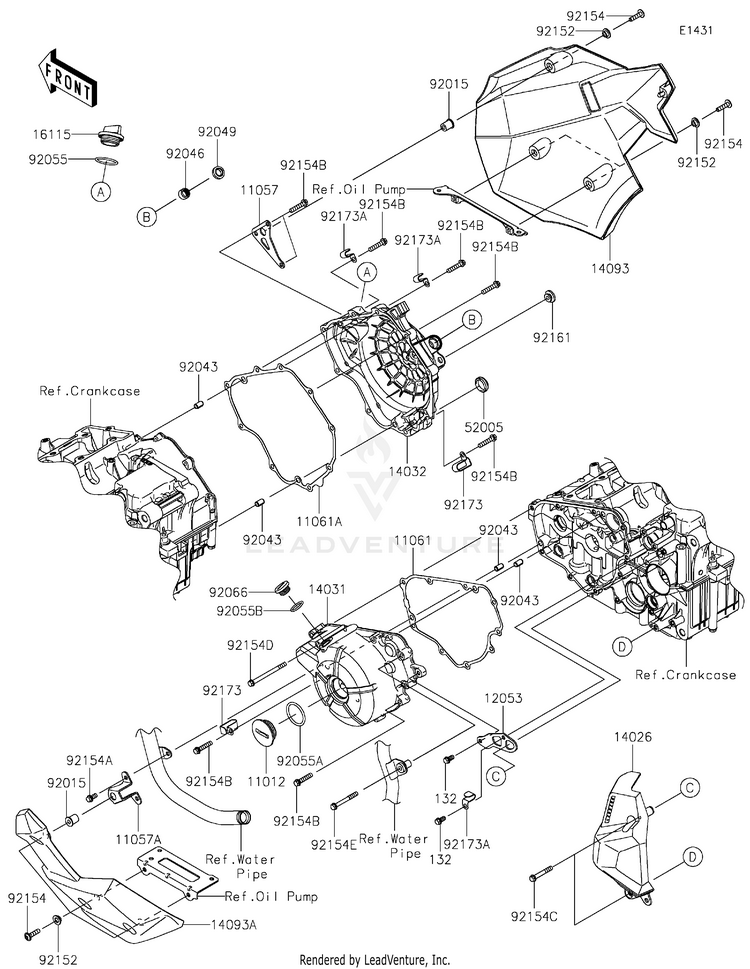 Engine Cover(S) Schematic