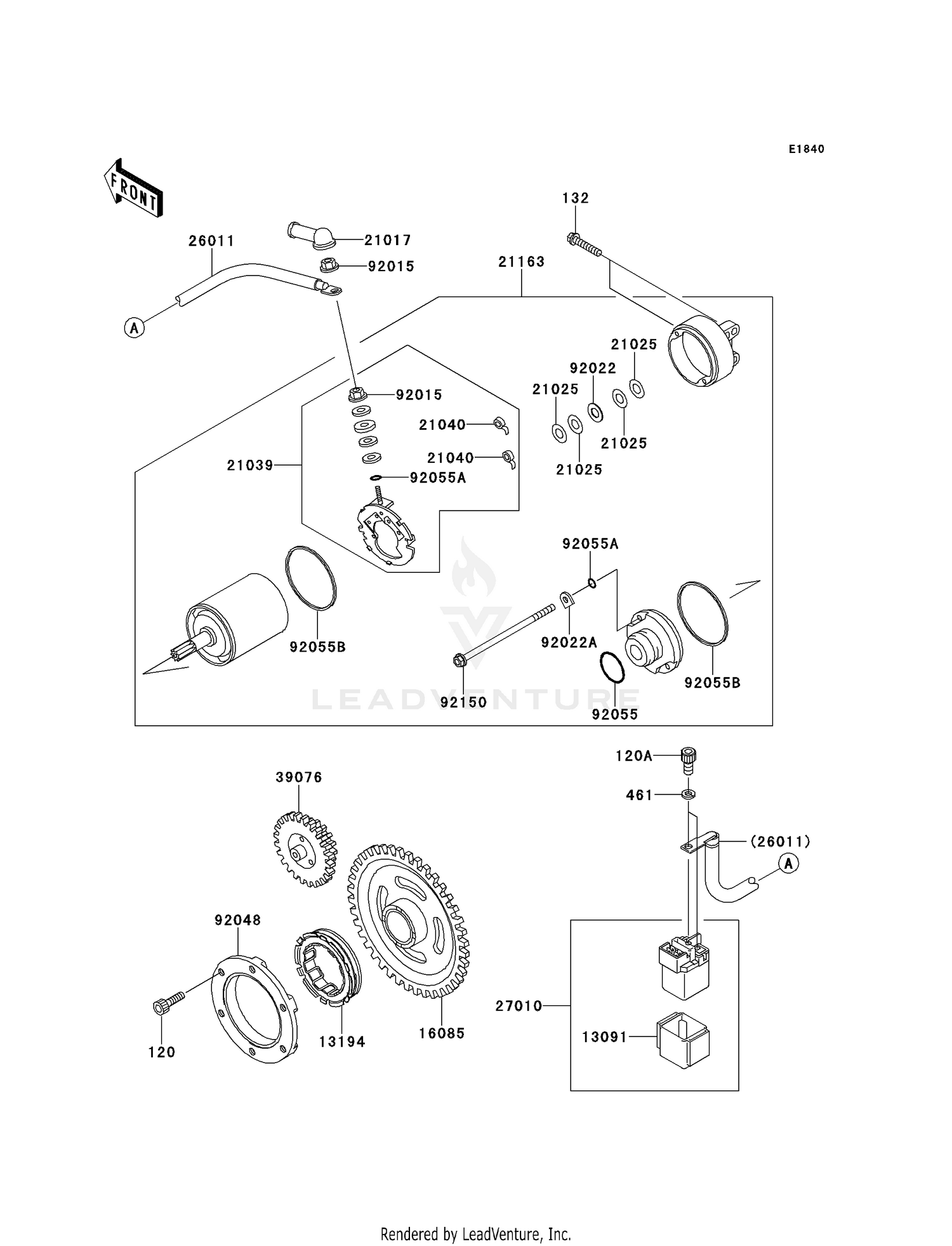 STARTER MOTOR (B6F)