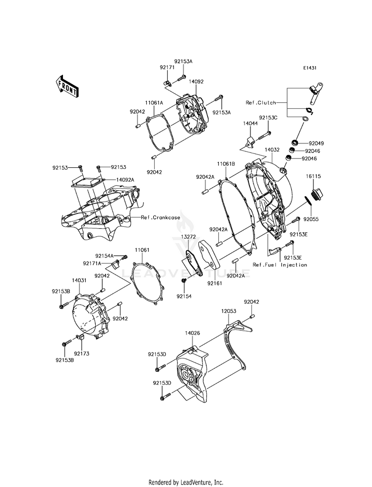 Engine Cover(S) Schematic