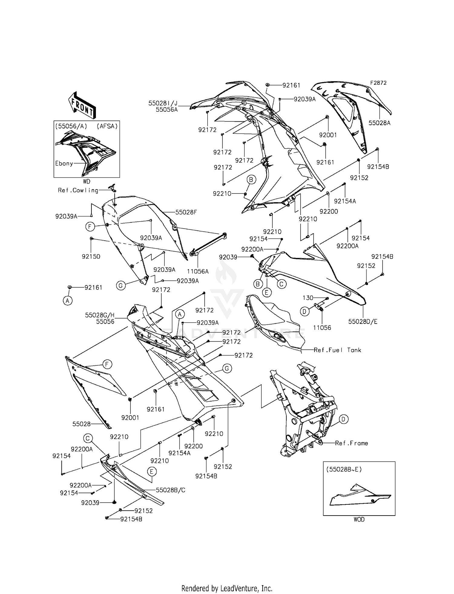 COWLING LOWERS