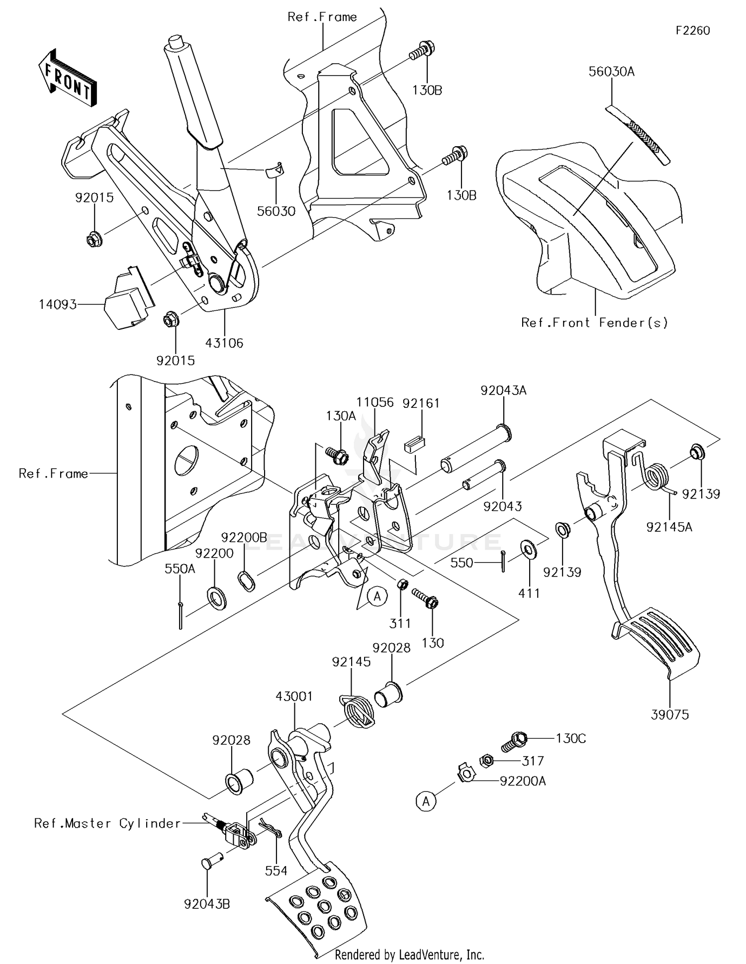 Brake Pedal/Throttle Lever(EHF)