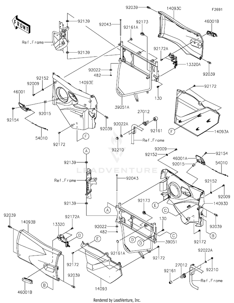 Door(Rear) Schematic