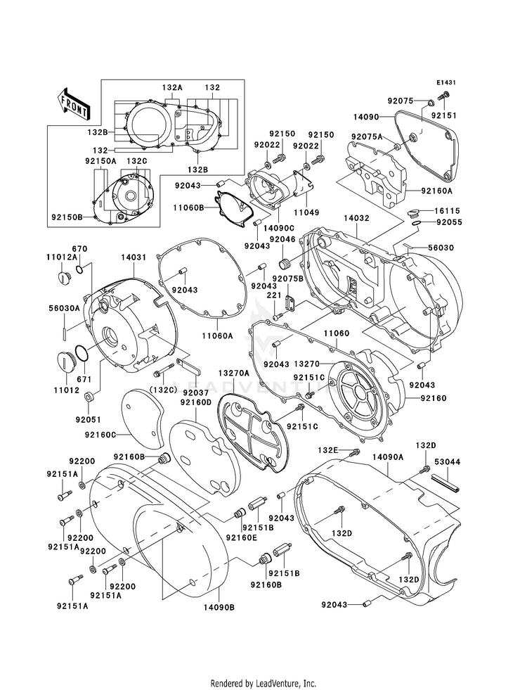 Engine Cover(S) Schematic