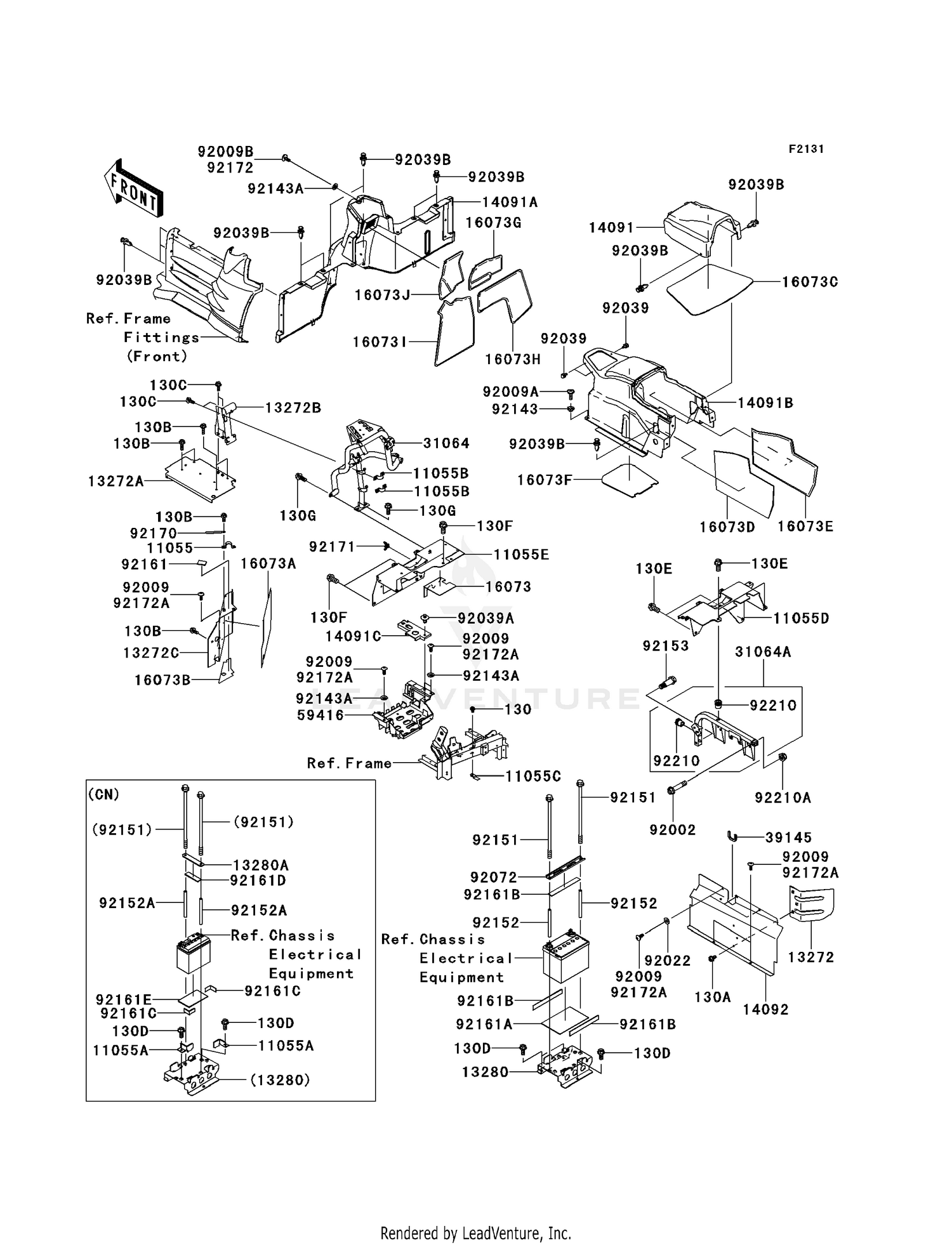 FRAME FITTINGS (REAR)