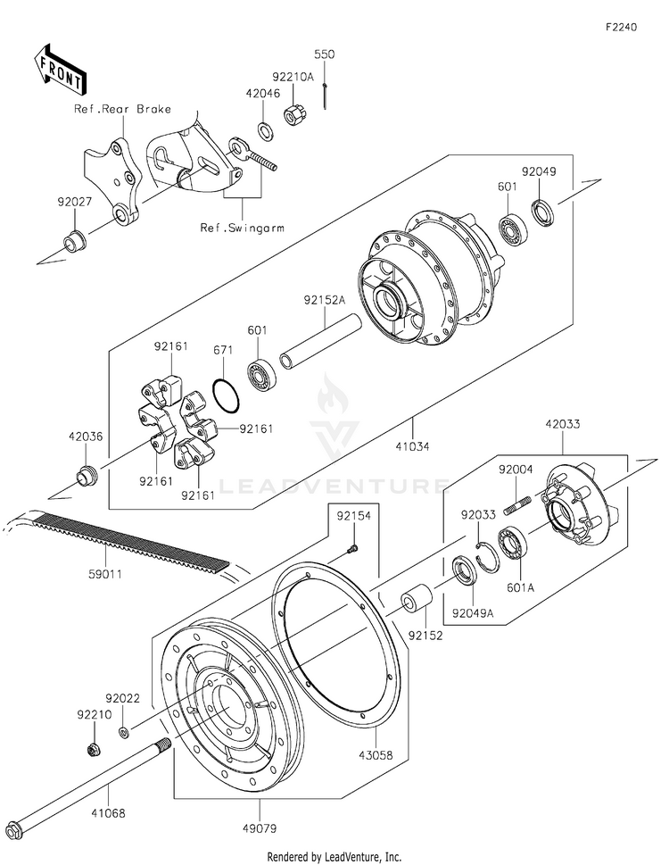 Rear Wheel/Chain Schematic