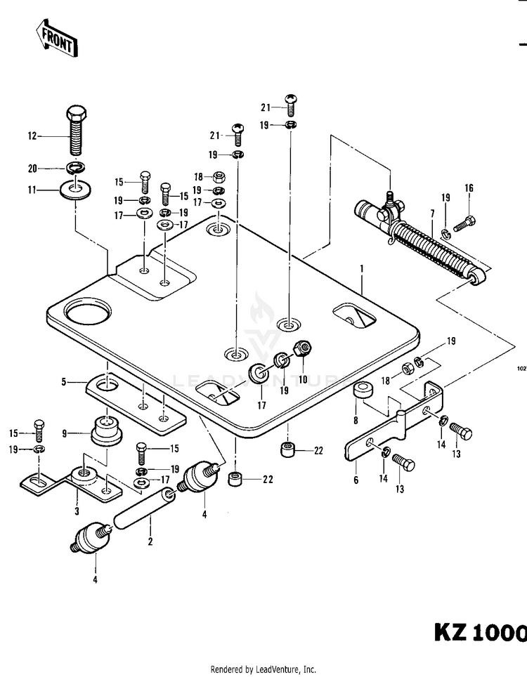 Carrier (Kz1000-C3/C4) Schematic