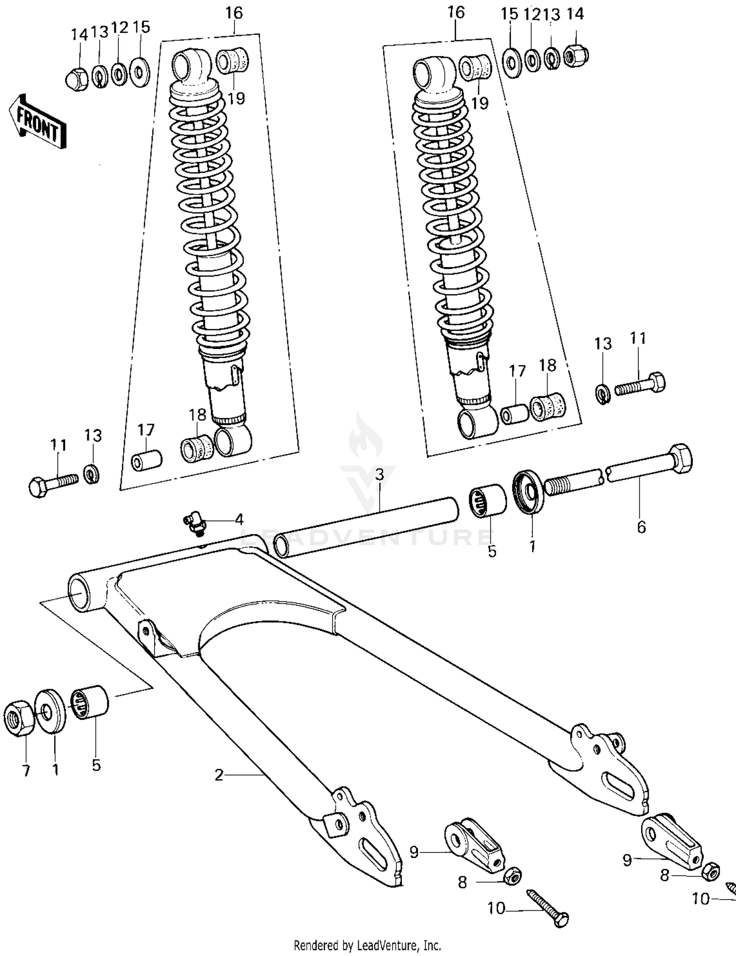 SWING ARM/SHOCK ABSORBERS