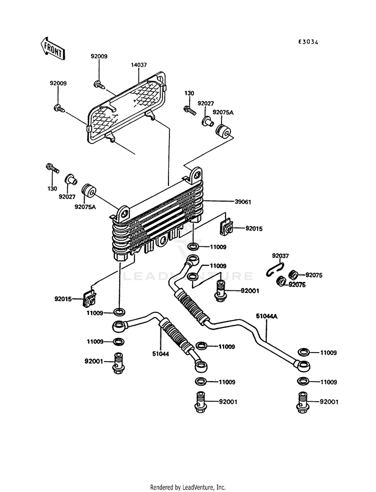 Oil Cooler Schematic