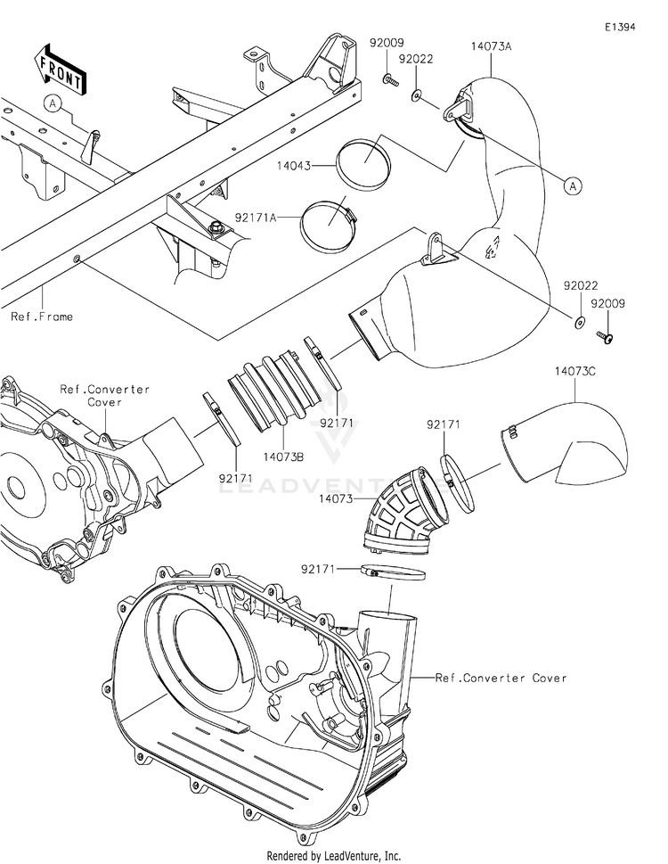 Air Cleaner-Belt Converter Schematic