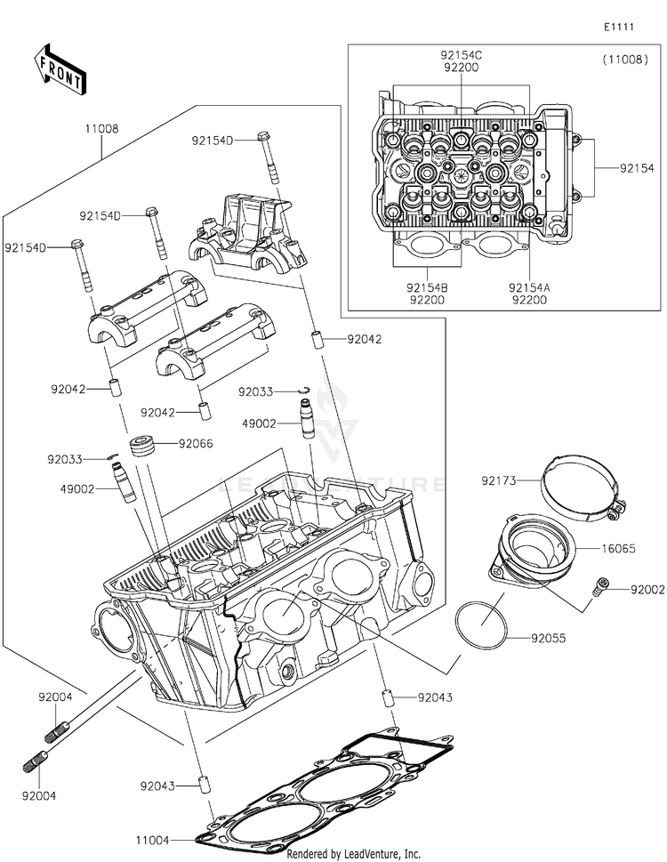 Cylinder Head Schematic