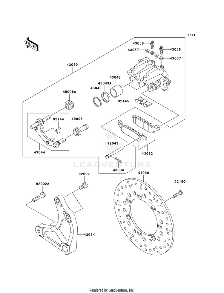 Rear Brake Schematic