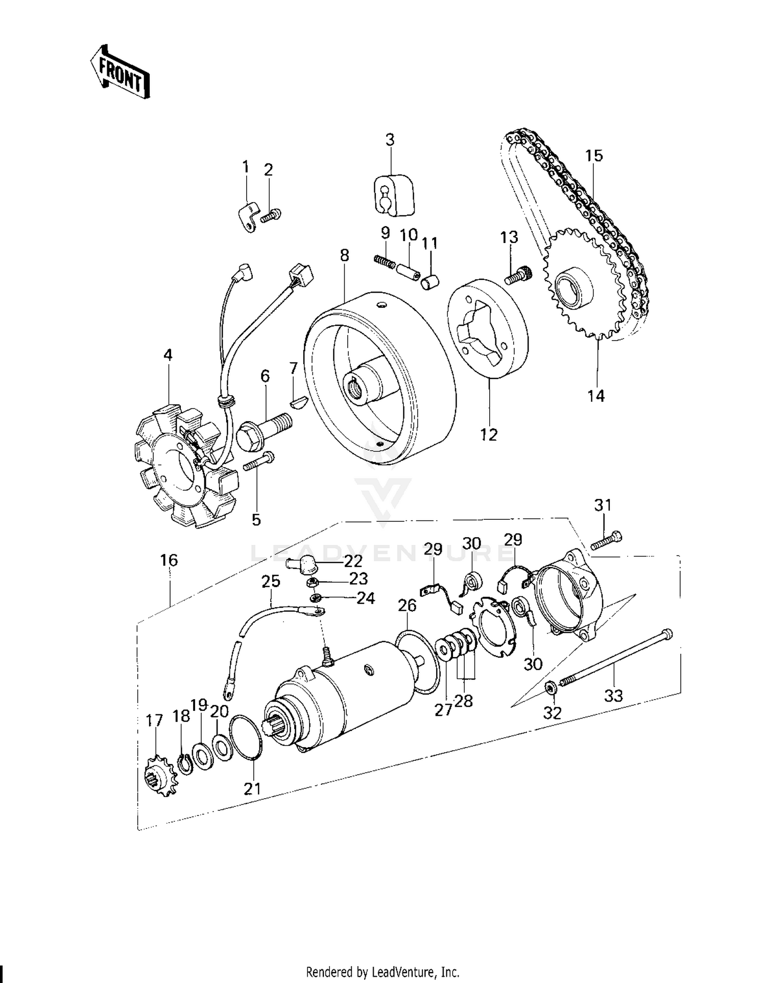 GENERATOR/STARTER MOTOR