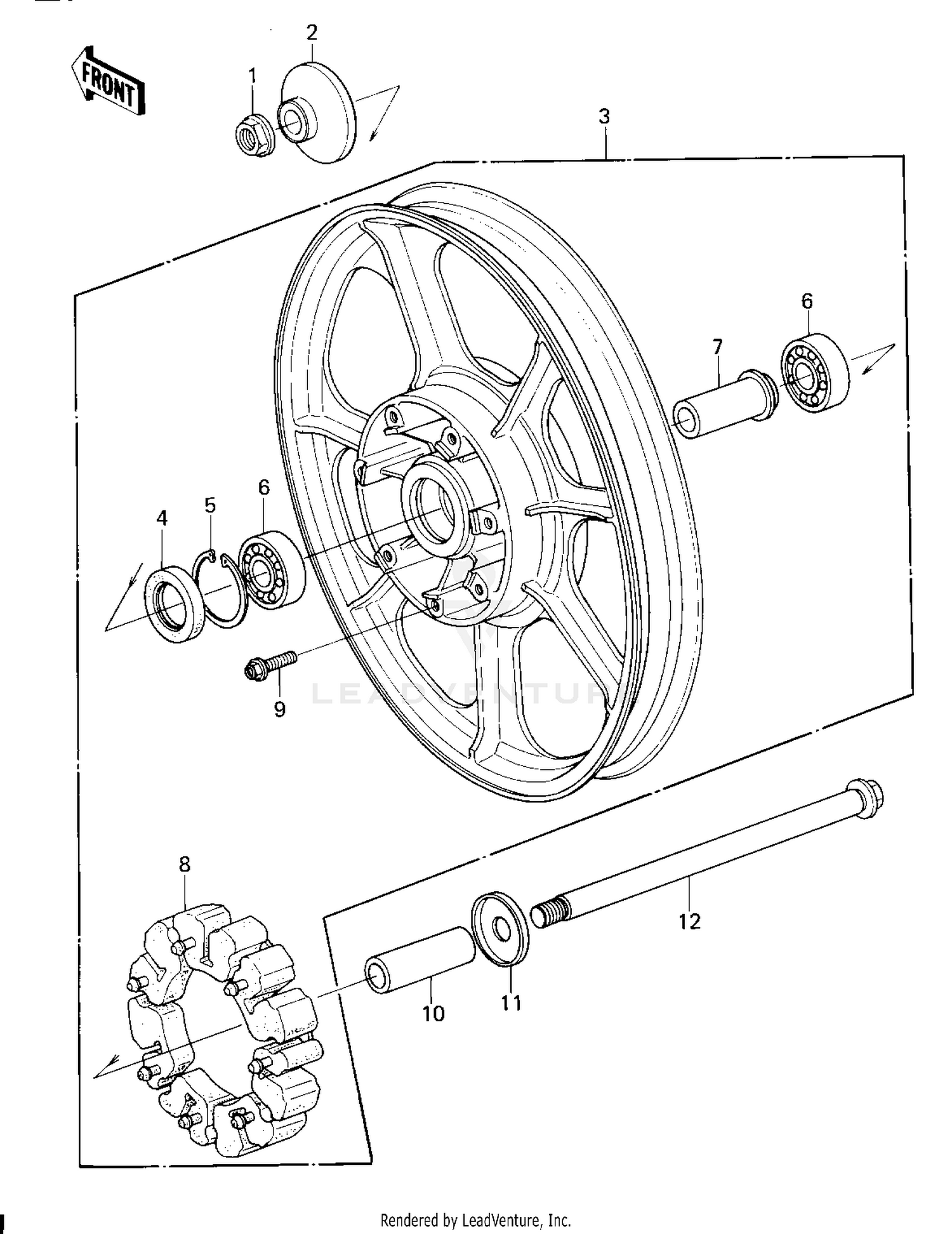 REAR WHEEL/HUB