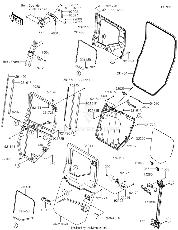 Door(Rr/Lh) Schematic