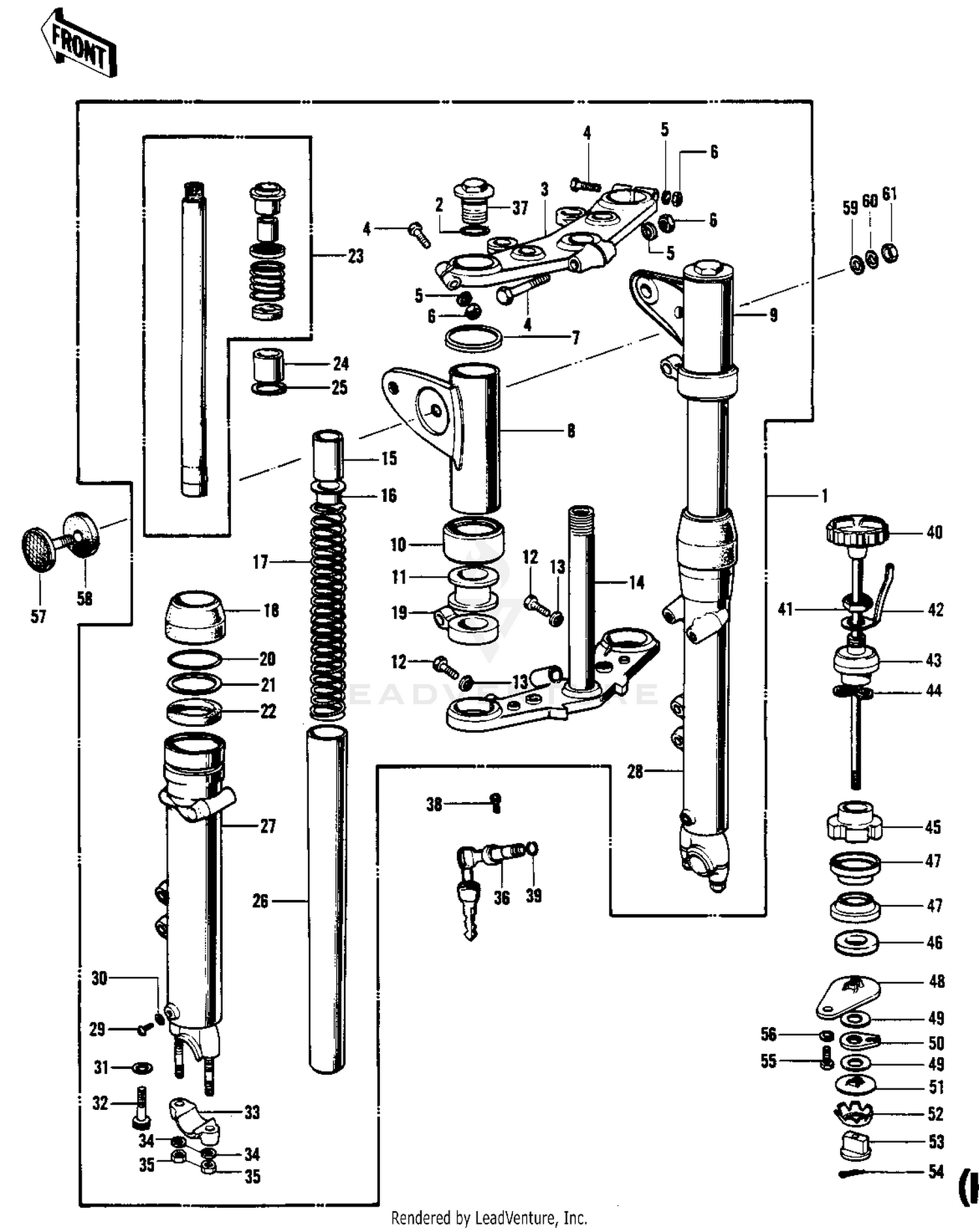 FRONT FORK (H1-B)