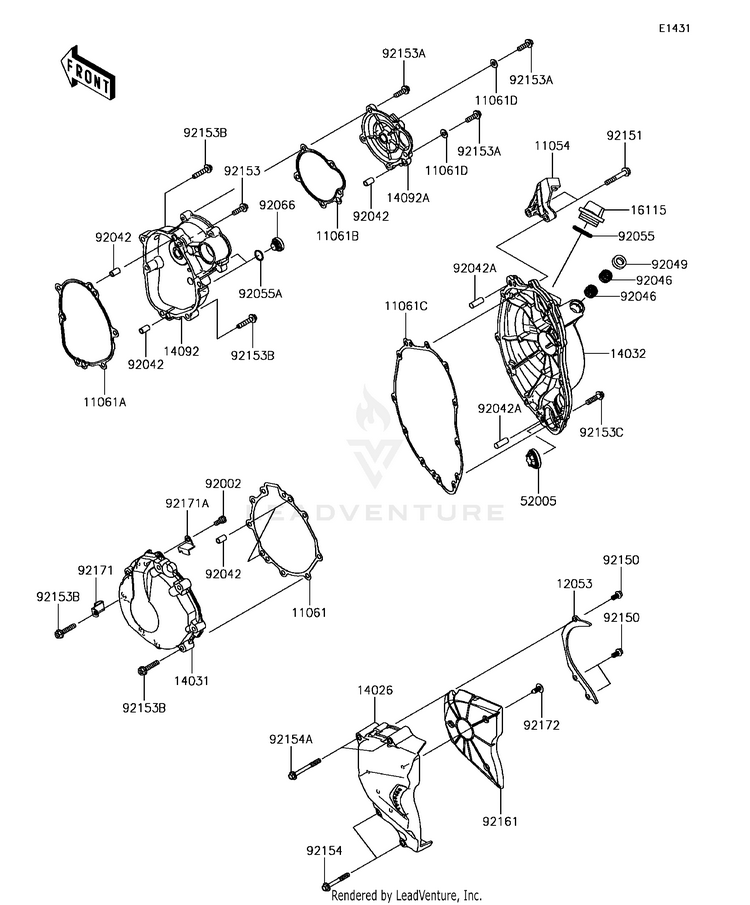 Engine Cover(S) Schematic