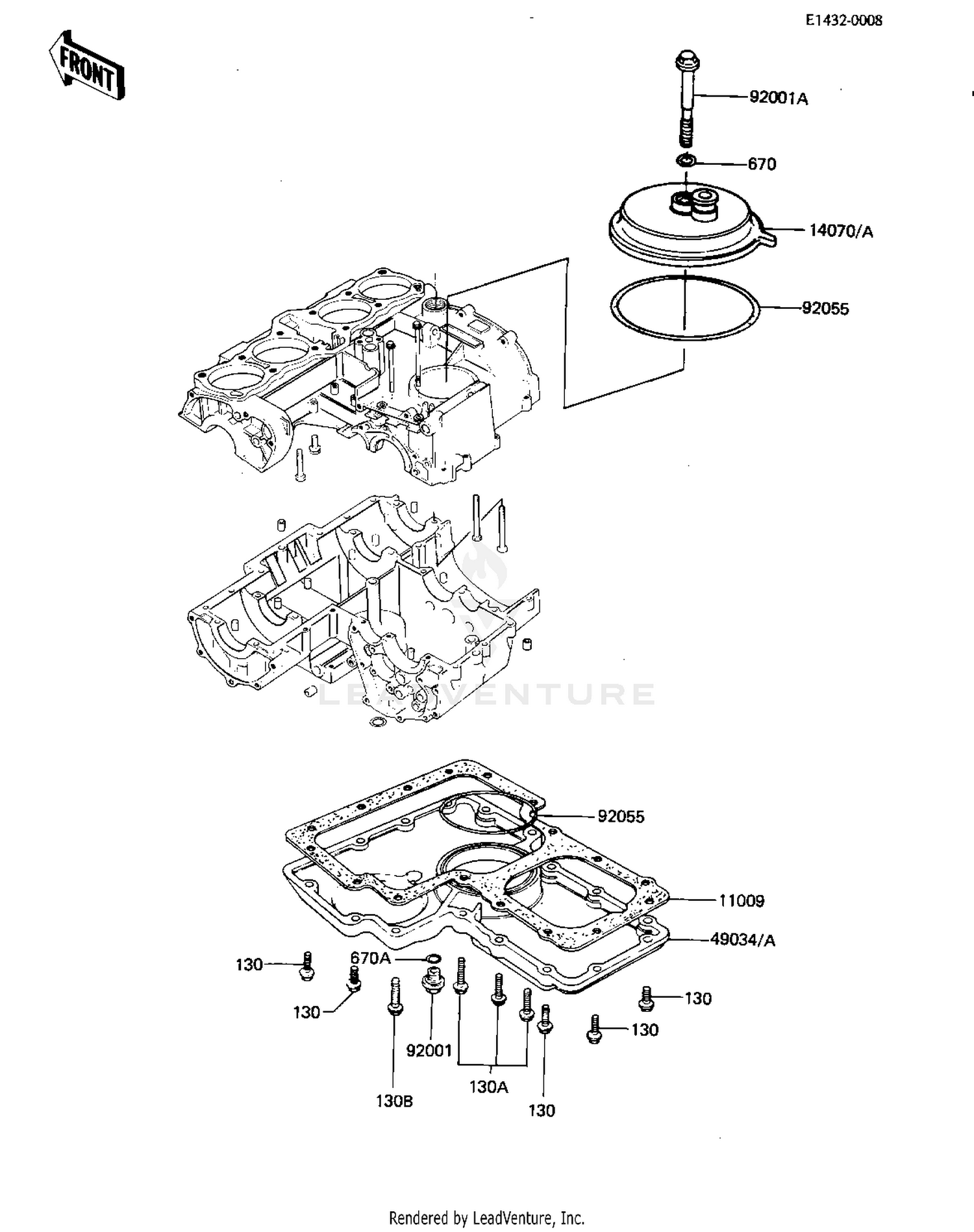 BREATHER COVER/OIL PAN