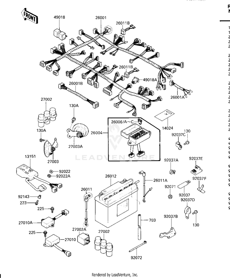 Chassis Electrical Equipment Schematic