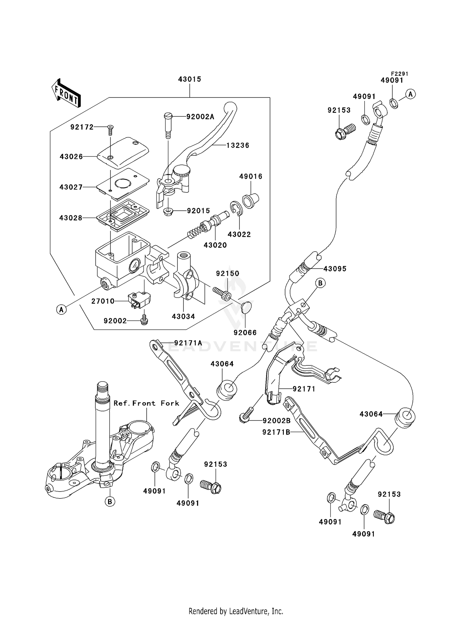 FRONT MASTER CYLINDER