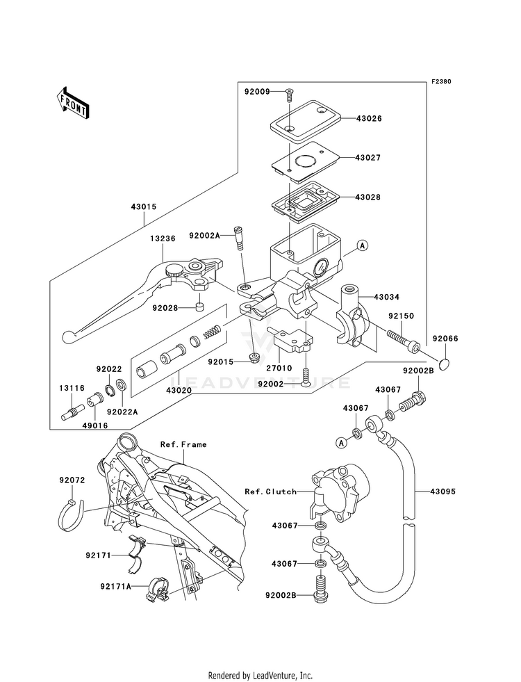 Clutch Master Cylinder Schematic