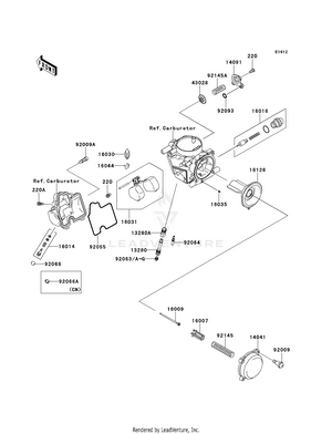 Carburetor Parts Schematic