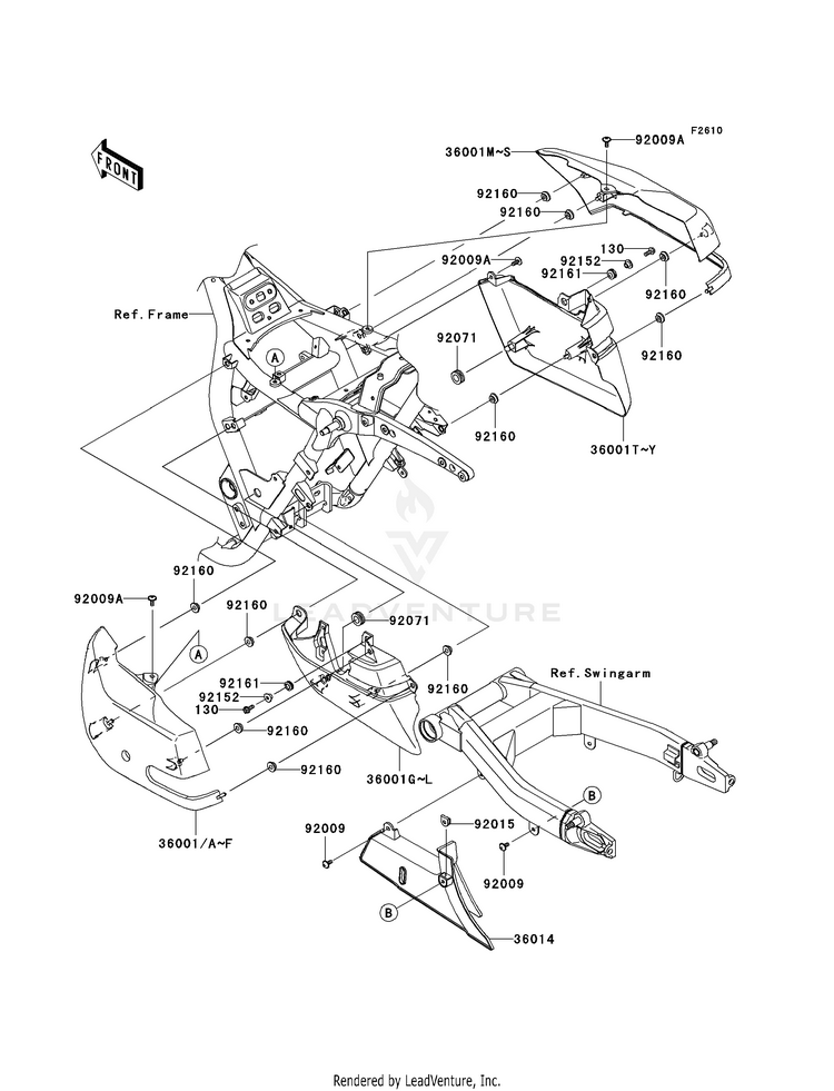 Side Covers/Chain Cover Schematic