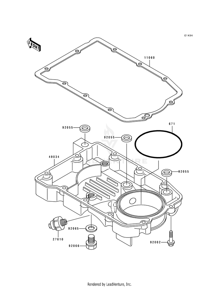 Oil Pan Schematic