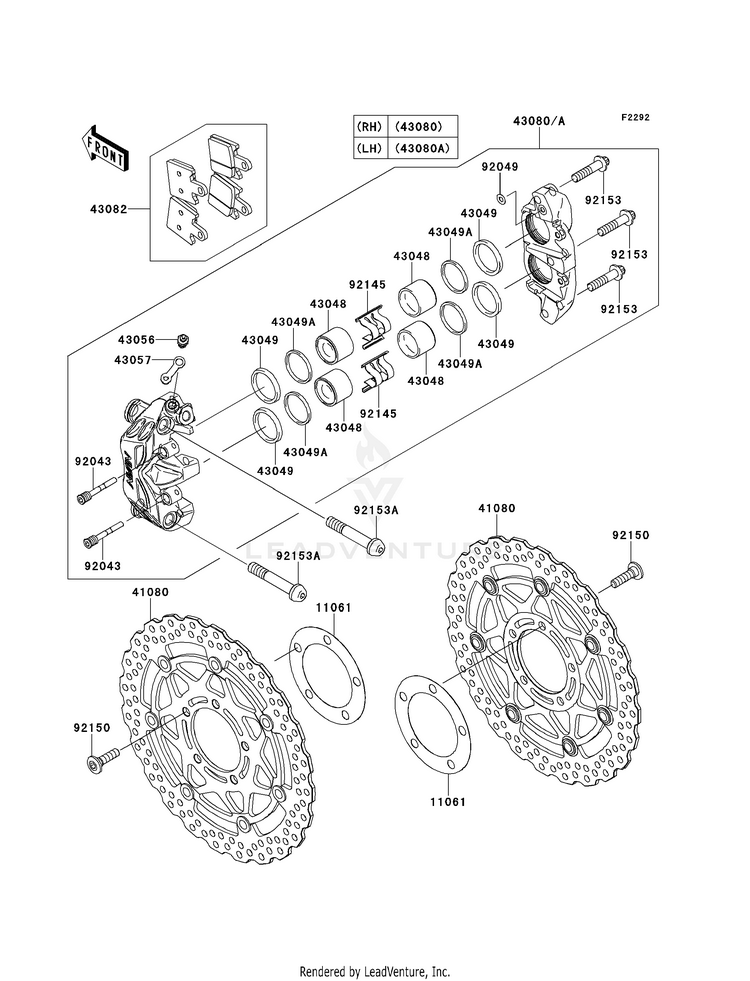 Front Brake Schematic