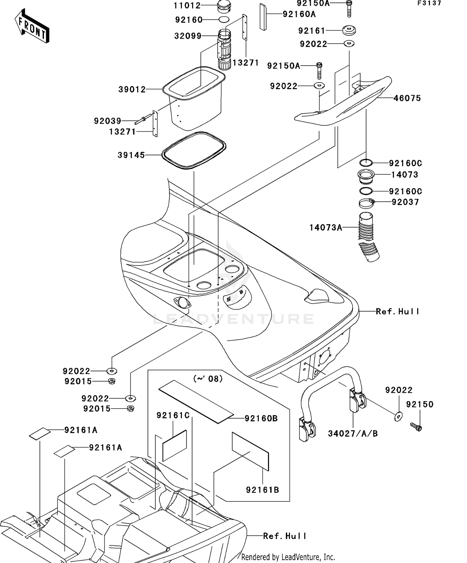 Hull Rear Fittings