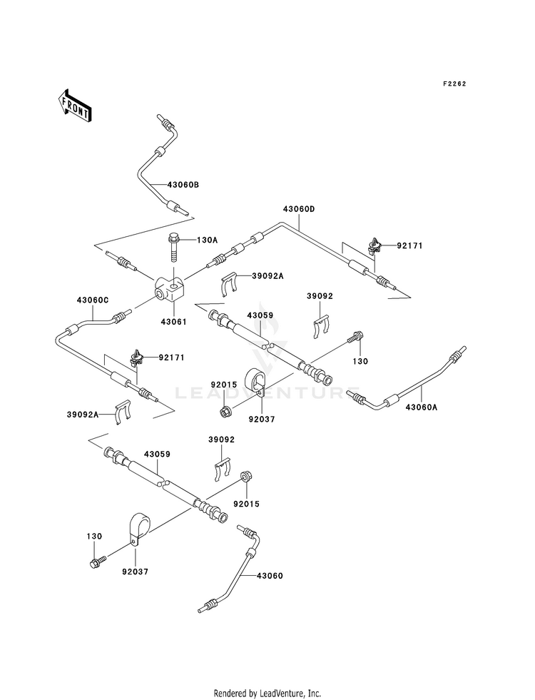 Brake Piping Schematic