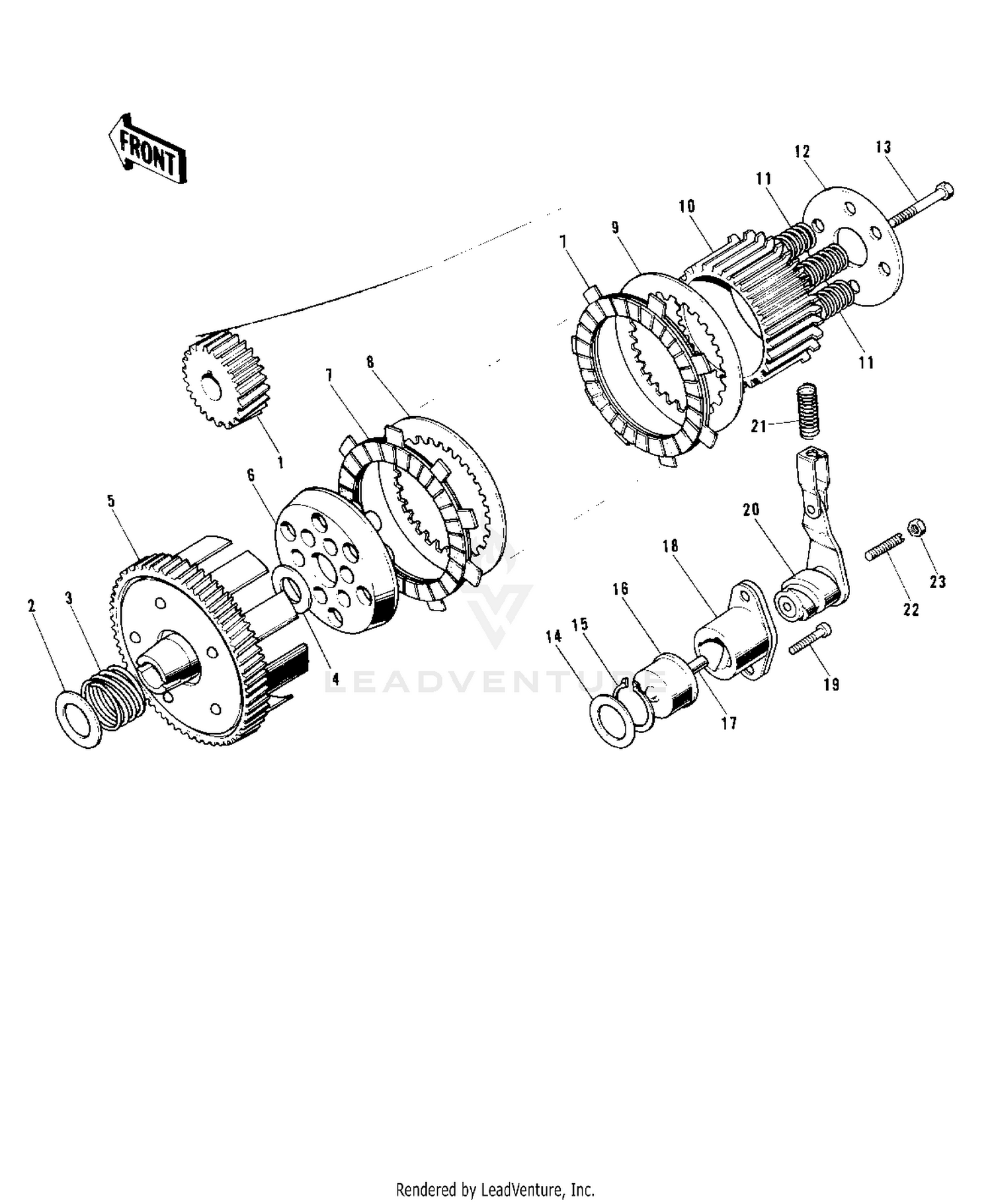 CLUTCH ('72-'73 G5-A)