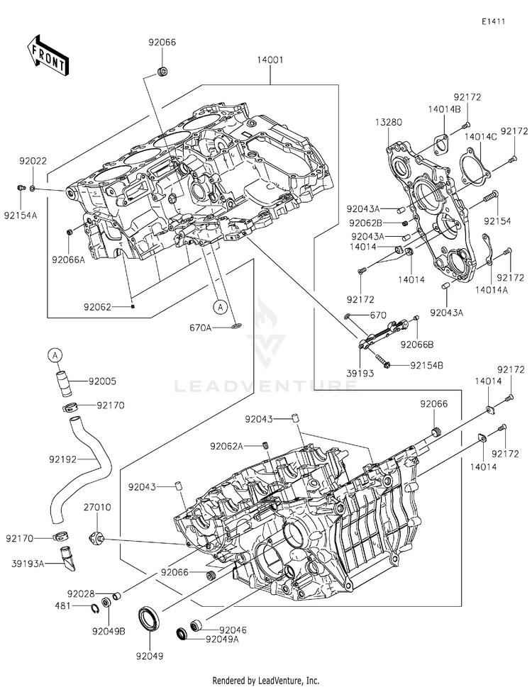 Crankcase Schematic