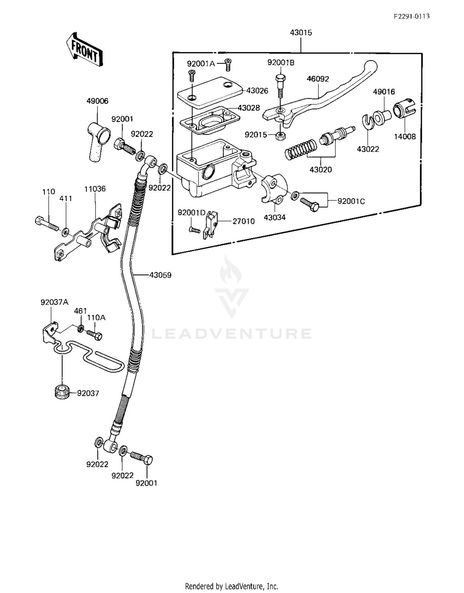 FRONT MASTER CYLINDER