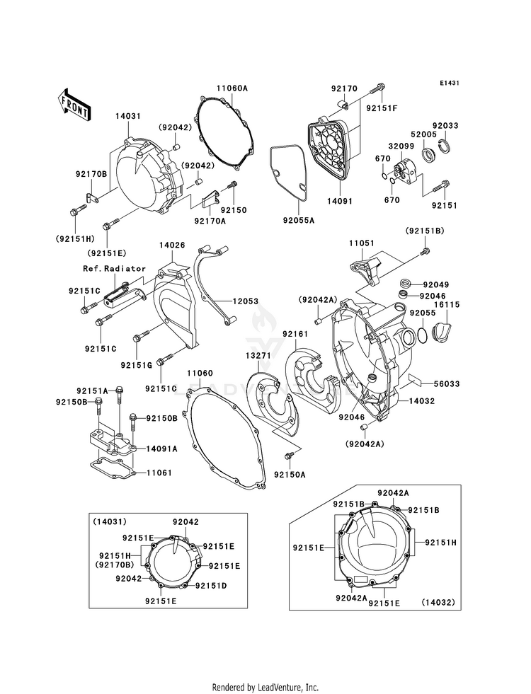 Engine Cover(S) Schematic