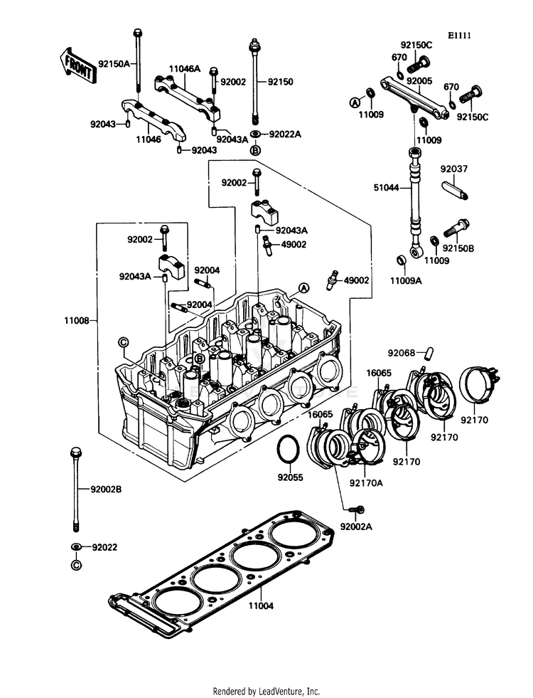 Cylinder Head Schematic
