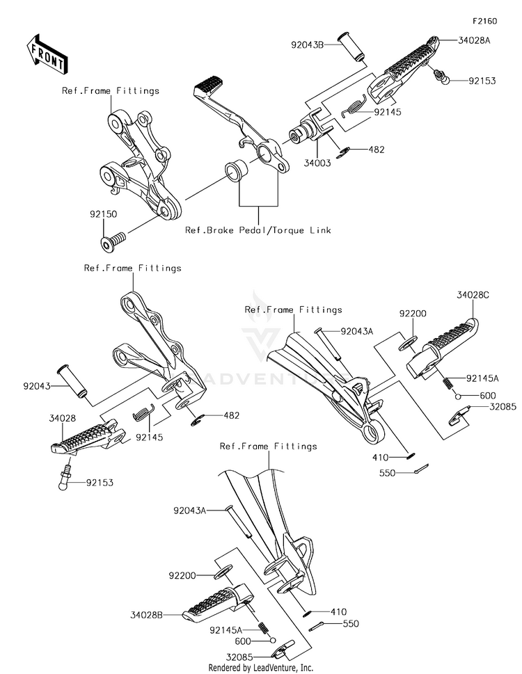 Footrests Schematic
