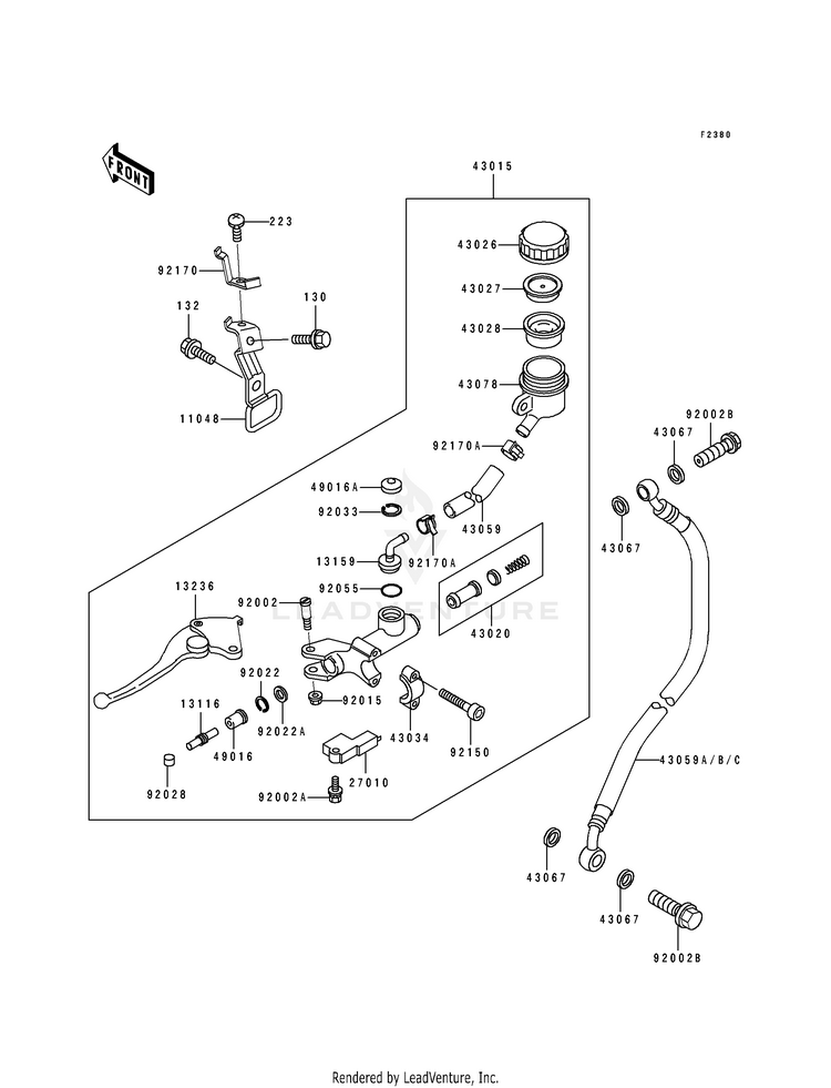 Clutch Master Cylinder Schematic