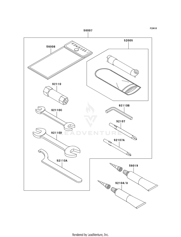 Owner's Tools KVF750A7F Brute Force 750 4x4i (2007) Schematic