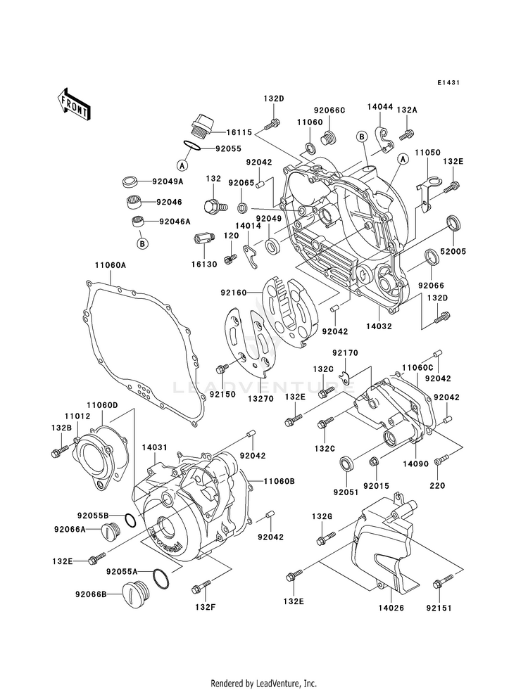 Engine Cover(S) Schematic