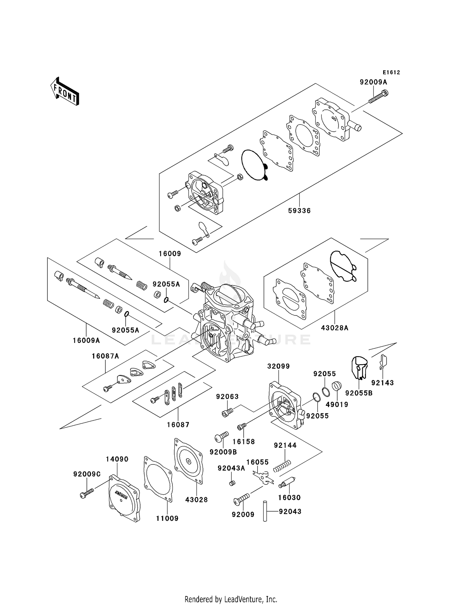 CARBURETOR PARTS (JS750-B1)