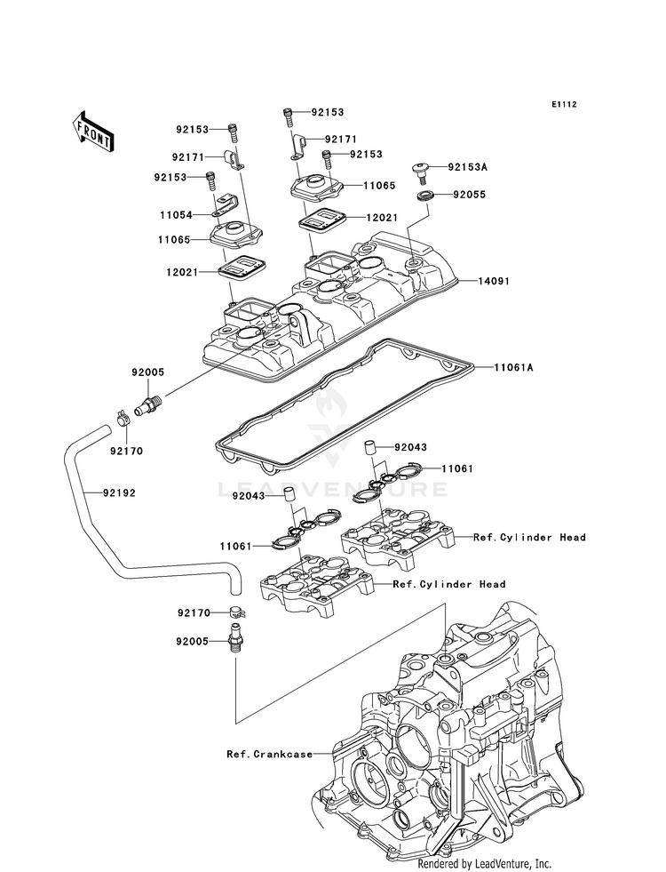 Cylinder Head Cover Schematic