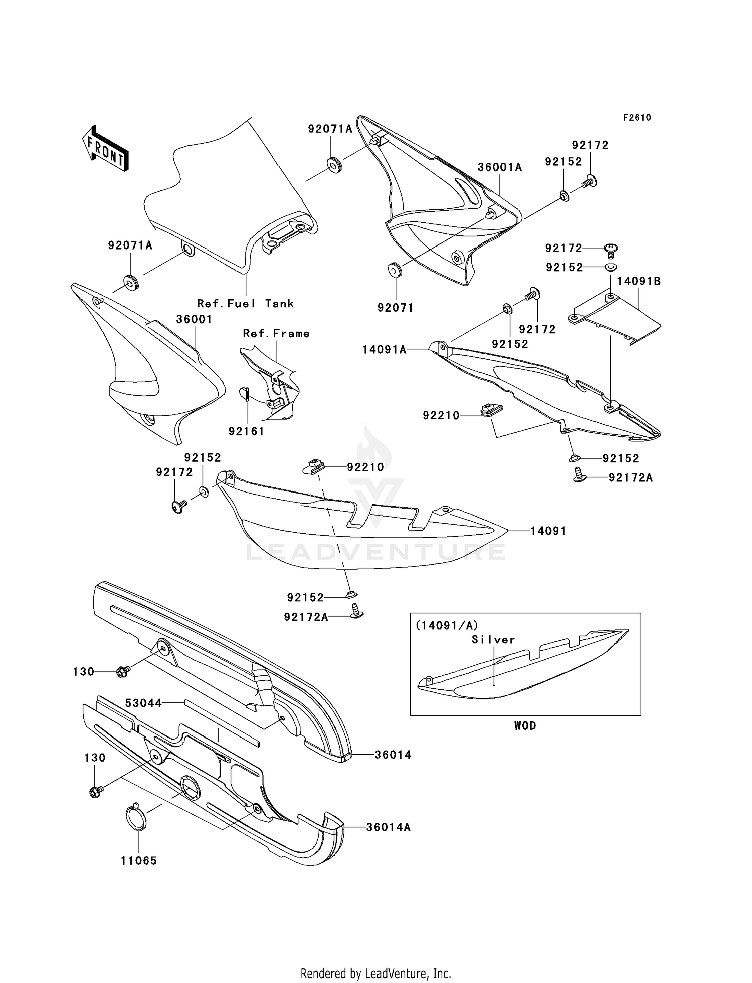 SIDE COVERS/CHAIN COVER