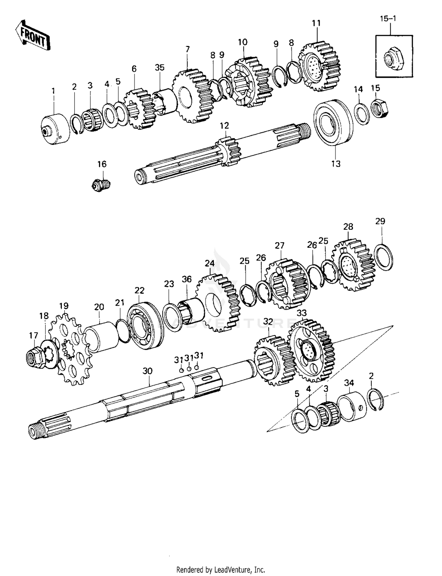 TRANSMISSION ('79-'80 B3/B4)